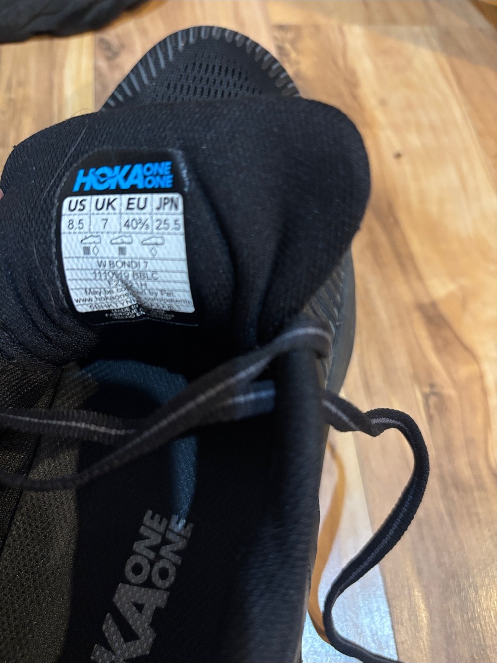 Hoka One One Women's Black Athletic Running Shoes - Picture 4 of 4